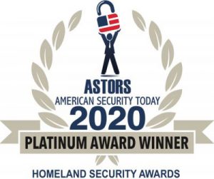 astors American security today 2020 platinum awards winner, homeland security awards